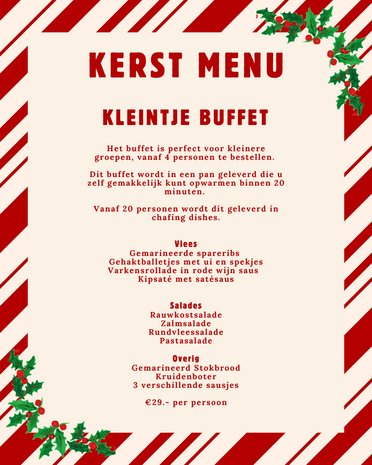 Kerst buffet 2025